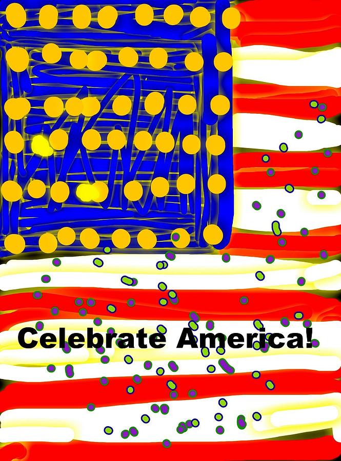 Celebrate America Flag Photograph by Kathy Barney