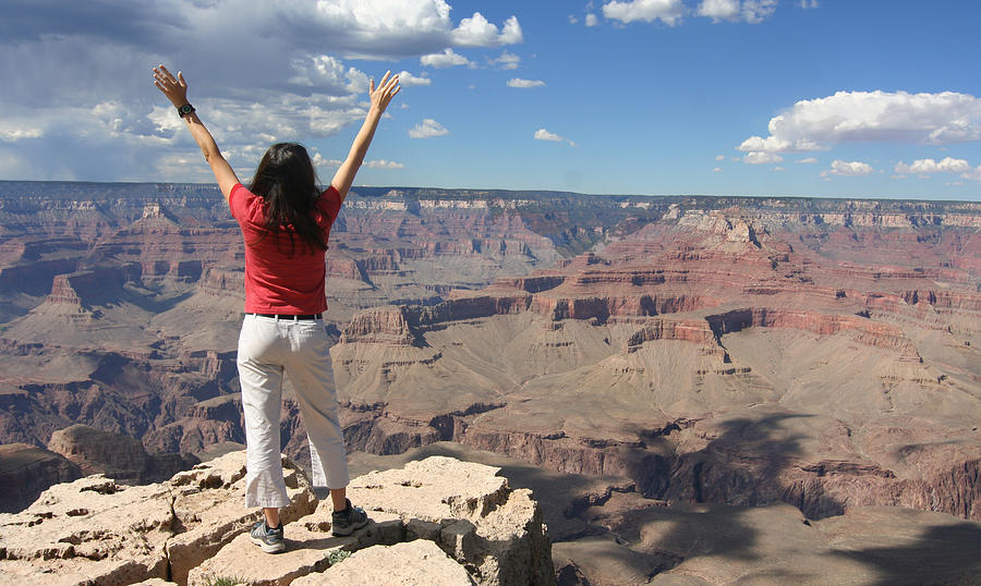 Celebrating Life at Grand Canyon Photograph by Carl Purcell - Fine Art ...