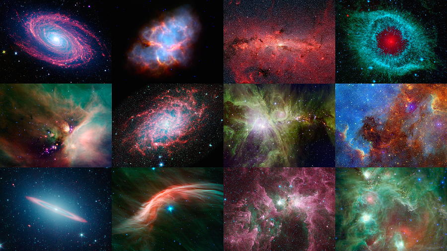 Celebrating Twelve Years of Spitzer Images Photograph by Eric Glaser