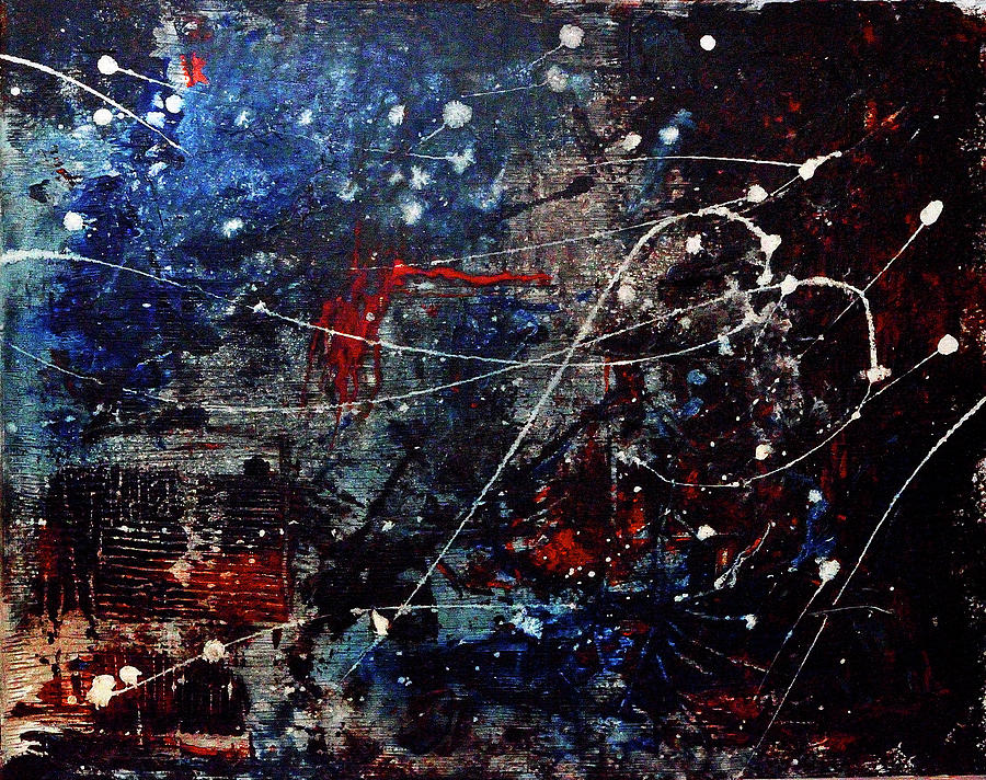 Abstract Painting - Celebration 2 by Richard Ortolano