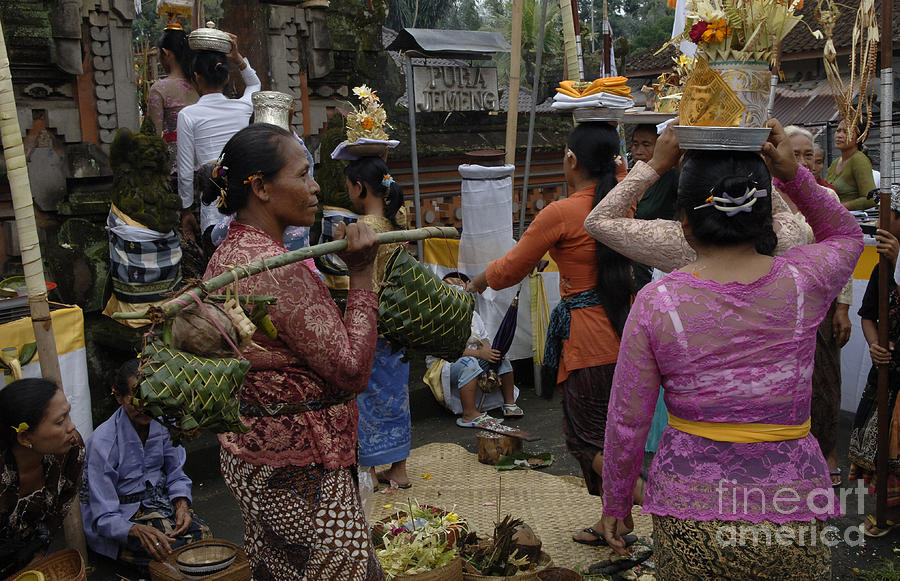 Celebration Bali Indonesia 2 Photograph by Bob Christopher