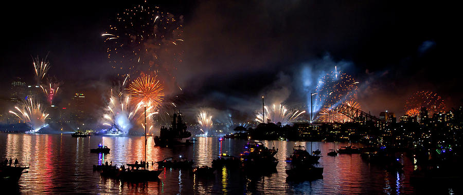 Boat Photograph - Celebration In Sydney by Miroslava Jurcik