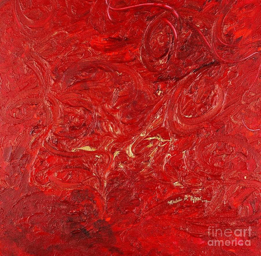 Abstract Painting - Celebration by Nadine Rippelmeyer