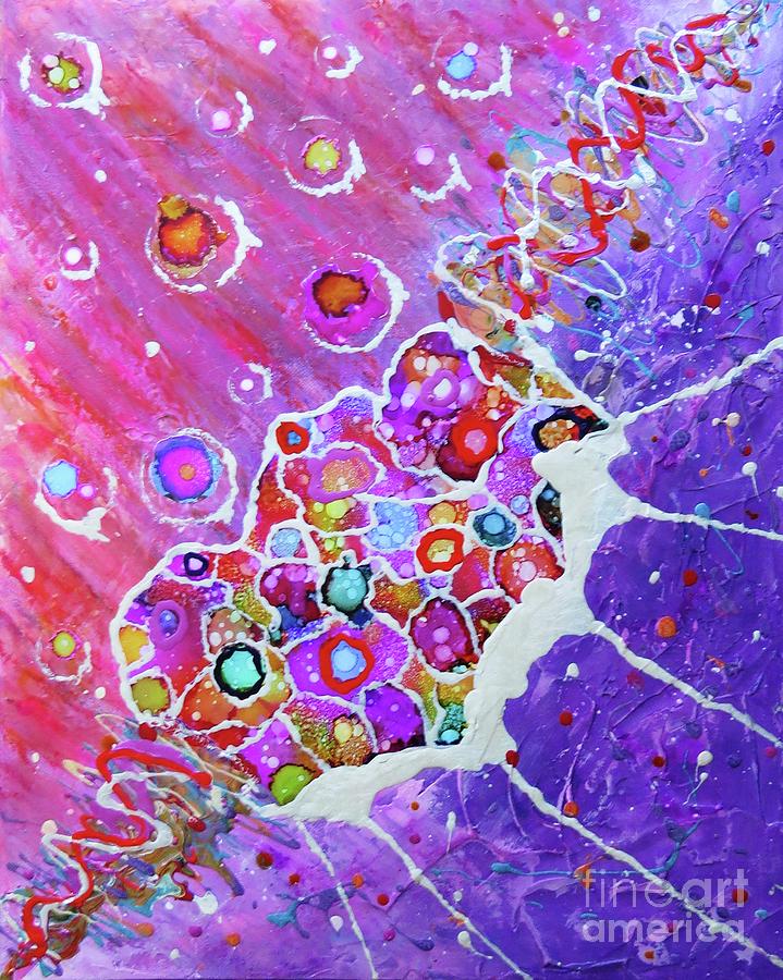 Celebration of Color Painting by Desiree Paquette