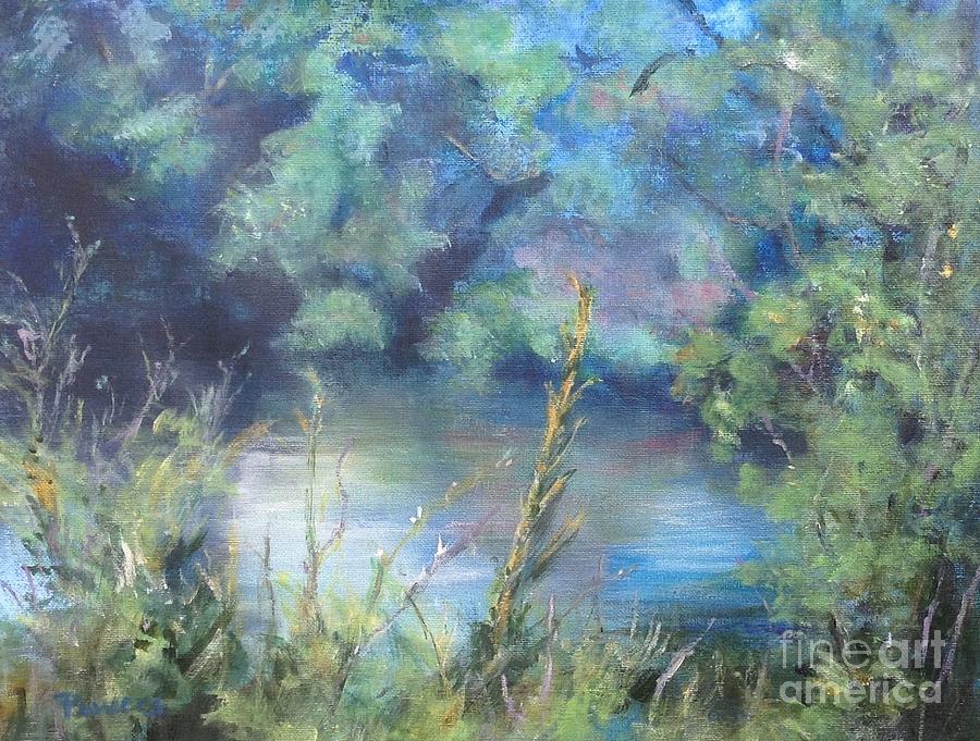 Nature Painting - Celebration of Solitude by Mary Lynne Powers