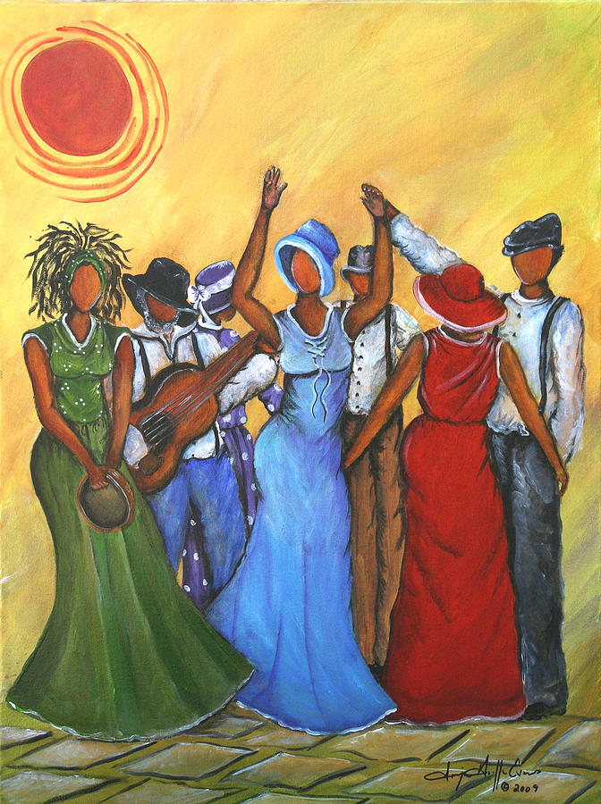 Authentic Painting - Celebration by Sonja Griffin Evans