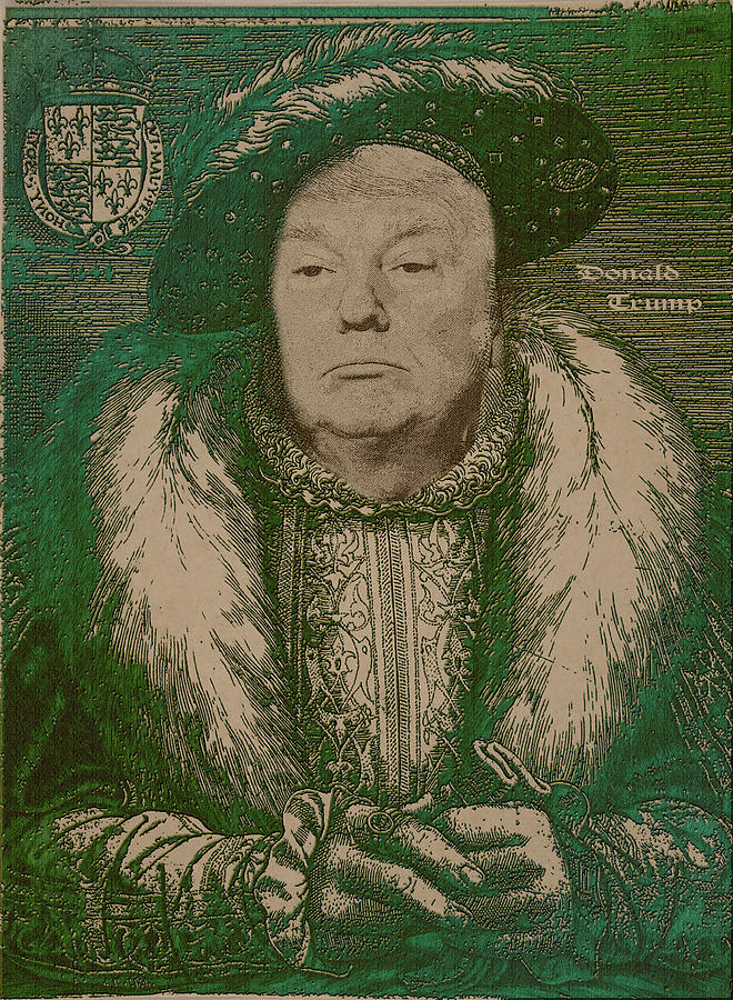 Celebrity Etchings - Donald Trump  Digital Art by Serge Averbukh