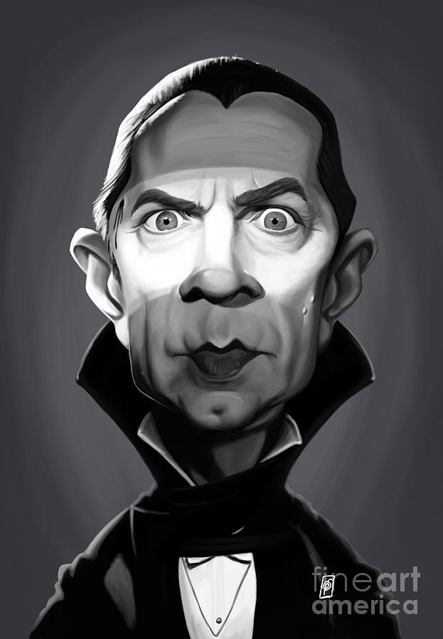 Celebrity Sunday - Bela Lugosi Digital Art by Rob Snow