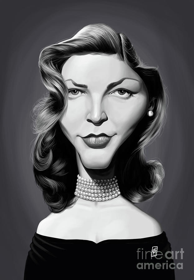 Celebrity Sunday - Lauren Bacall by Rob Snow Celebrity Sunday - Lauren Bacall by Rob Snow