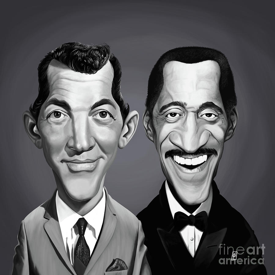 Celebrity Sunday - Sammy Davis Jnr and Dean Martin by Rob Snow Celebrity Sunday - Sammy Davis Jnr and Dean Martin by Rob Snow