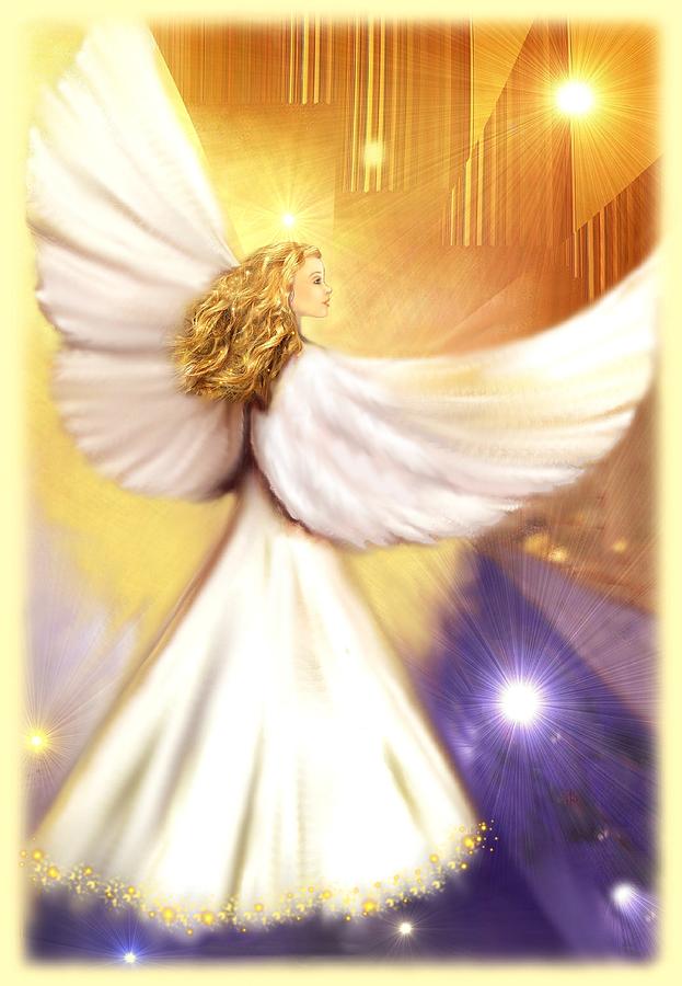 Celestial Angel Digital Art by Melodye Whitaker - Fine Art America