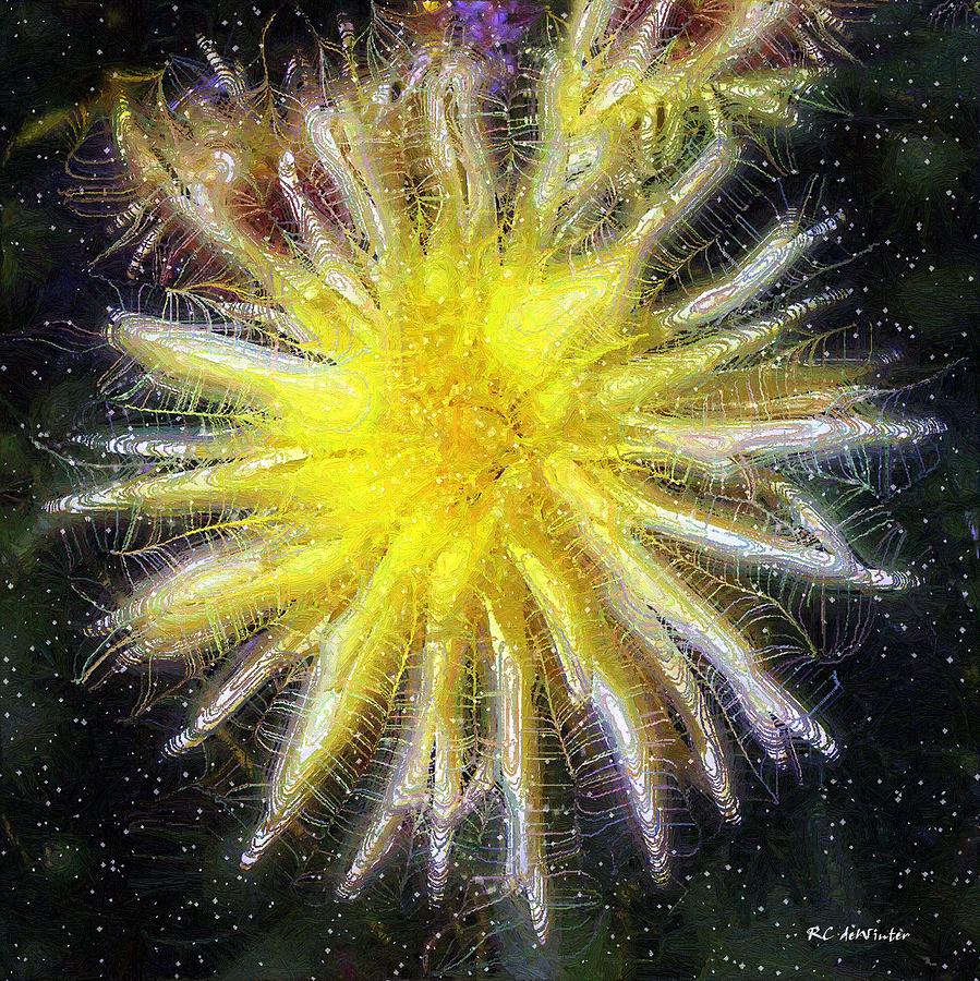 Celestial Blossoms Painting by RC DeWinter
