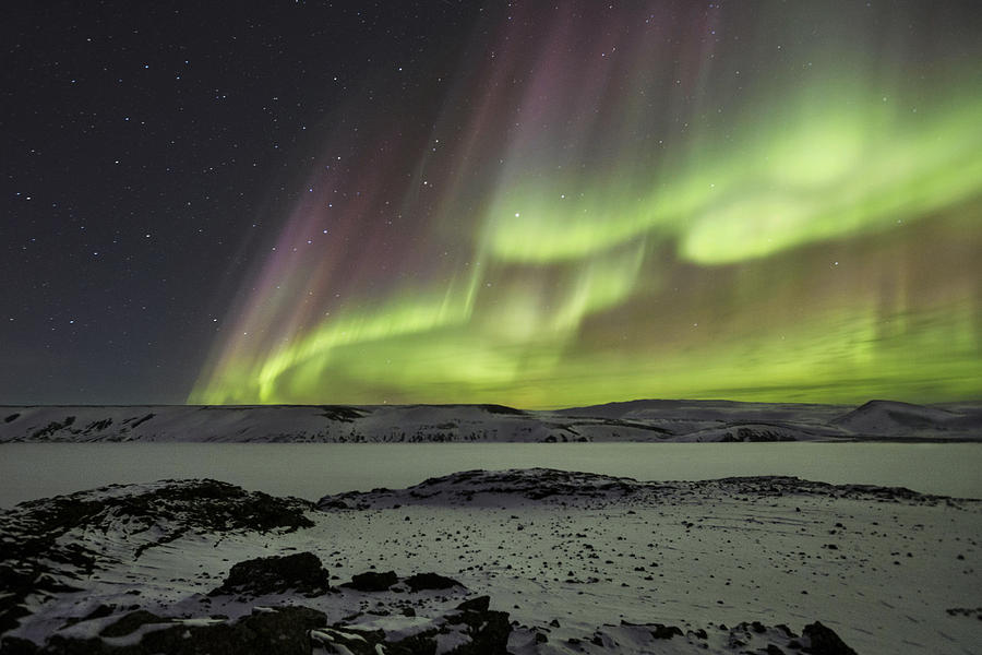 Winter Photograph - Celestial by Bragi Ingibergsson -