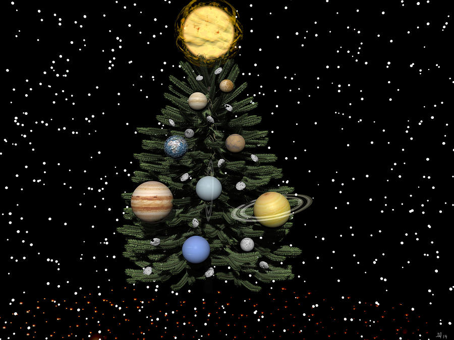 Celestial Christmas Digital Art by Michele Wilson