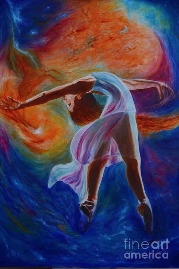 Celestial Dancer Painting by Pavitha Ashwin - Fine Art America