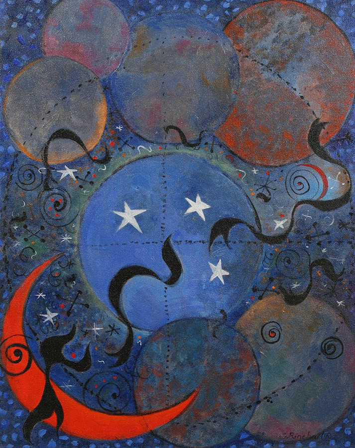 Celestial Magic Painting by Susan Rinehart