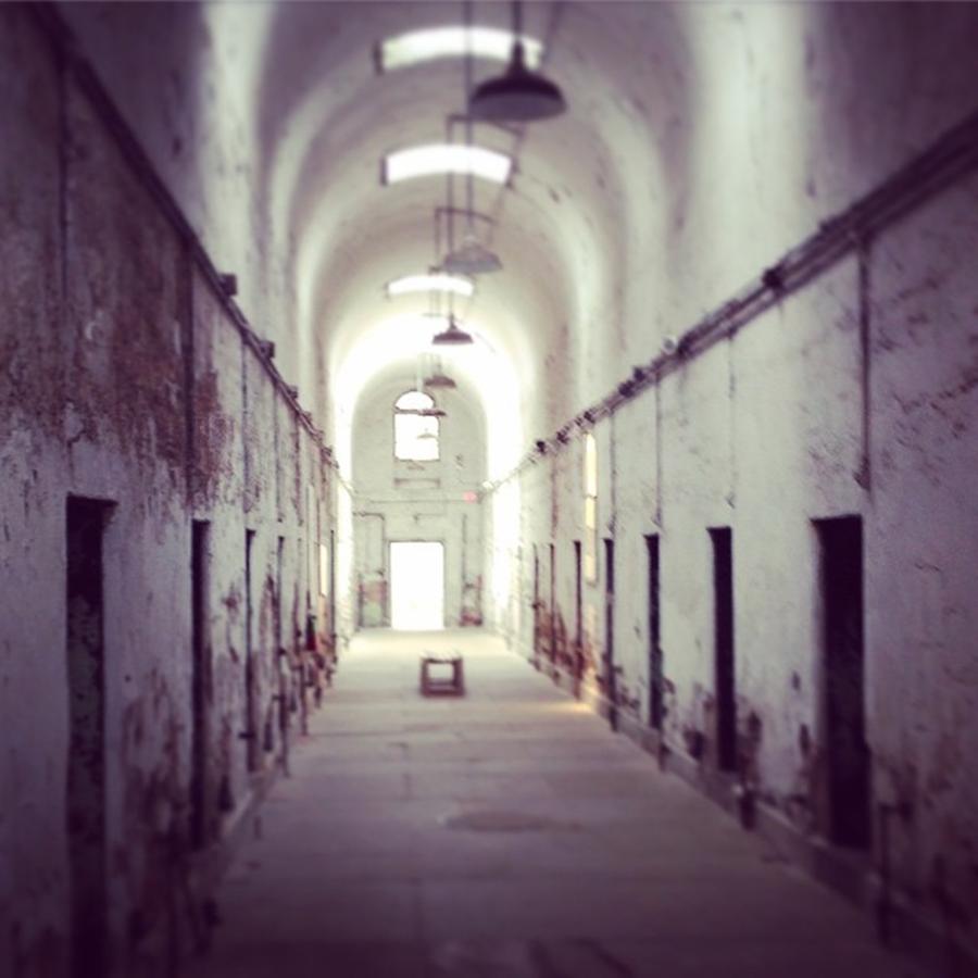 Philadelphia Photograph - Cell Block Eastern State Penitentiary by Sharon Halteman