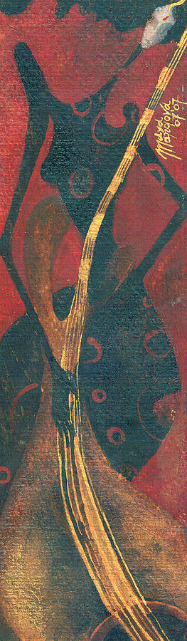 Cellist Painting by Maya Manolova
