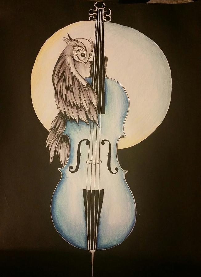 Cello Drawing by Candice Smith - Pixels