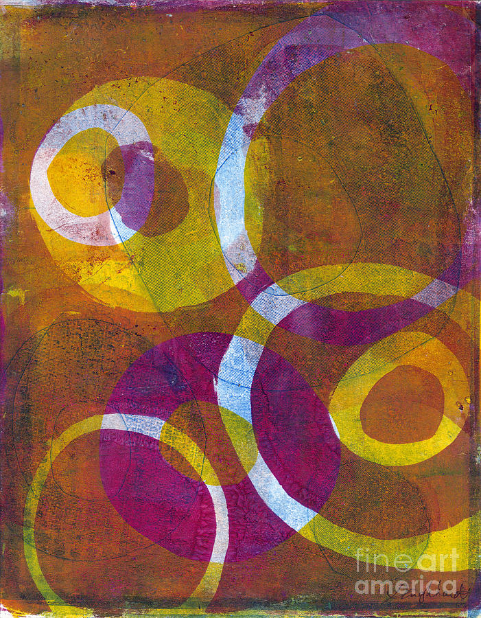 Abstract Painting - Cells 2 by Laurel Englehardt