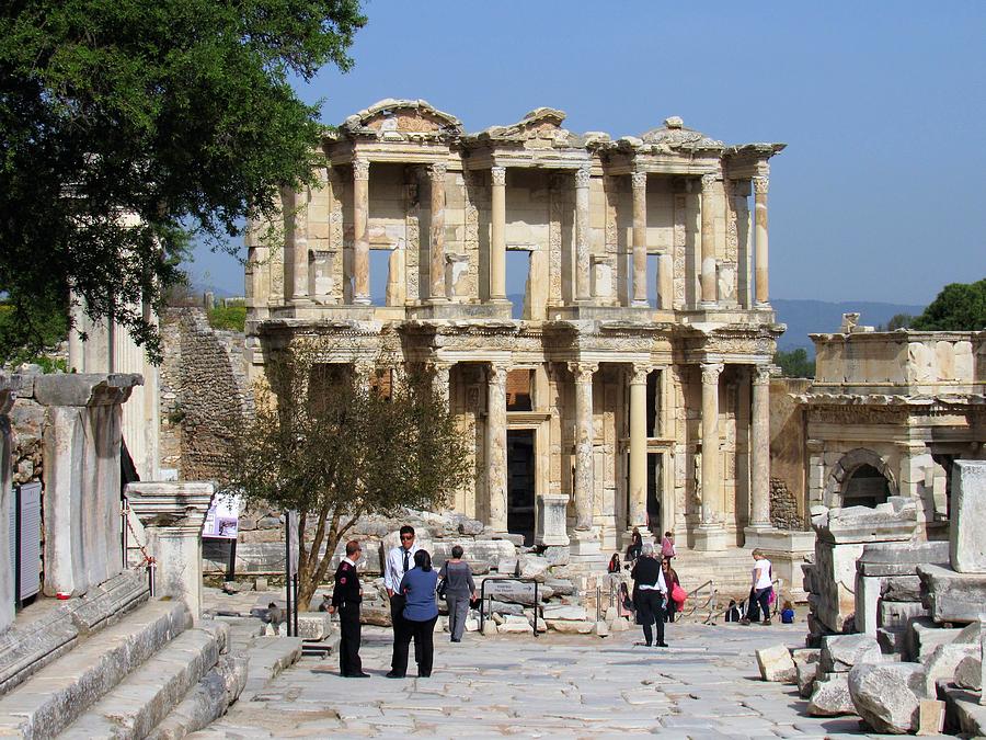 Celsius Library, Ephesus, Turkey Photograph by Barbara Ebeling | Fine ...