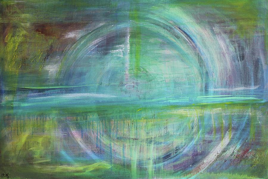 Celtic Vision  #2  Painting by Carrie Godwin