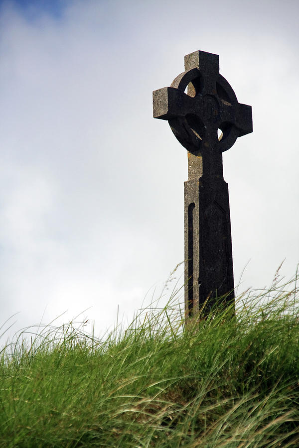 Celtic Cross At Derrynane Photograph by Aidan Moran