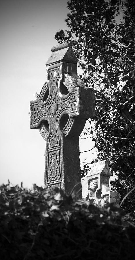 Celtic Cross at Fuerty Cemetery Roscommon Ireland Photograph by Teresa Mucha