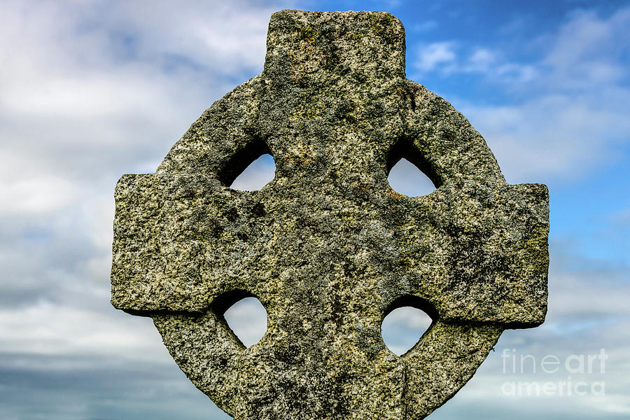 Celtic Cross of Hill of Tara Photograph by Elvis Vaughn