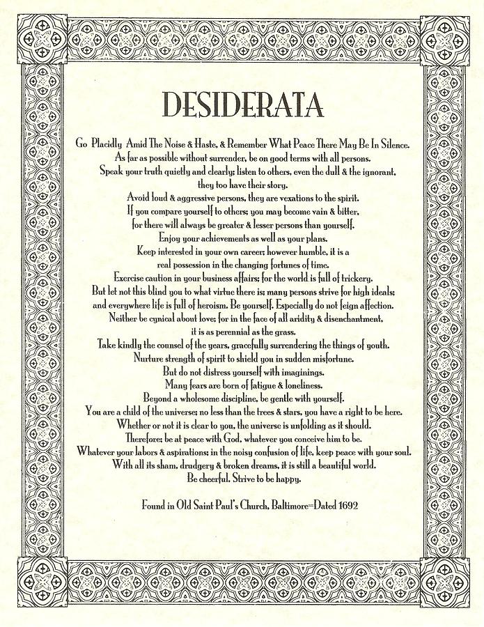 Celtic DESIDERATA Mixed Media by Desiderata Gallery - Fine Art America