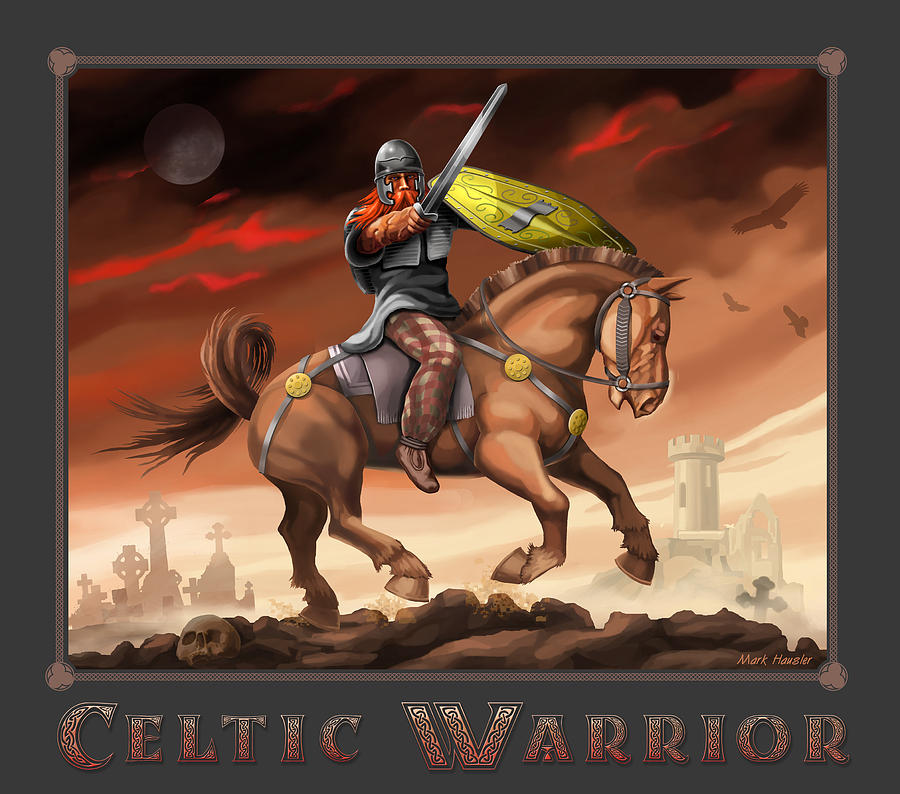 Celtic Warrior Painting by Mark Hausler - Pixels