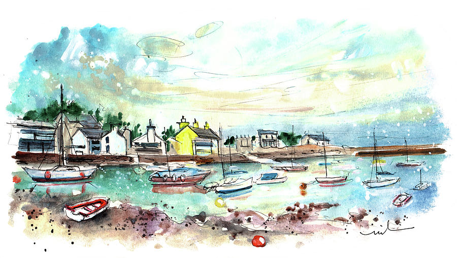 Cemaes Bay 12 Painting by Miki De Goodaboom