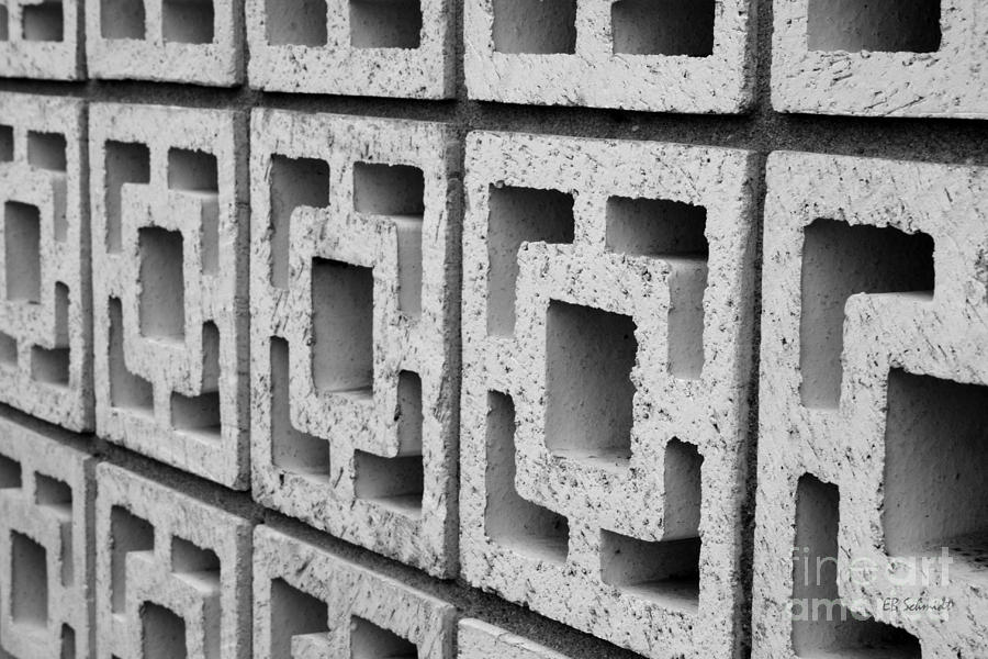 Cement Wall 2 Photograph by E B Schmidt