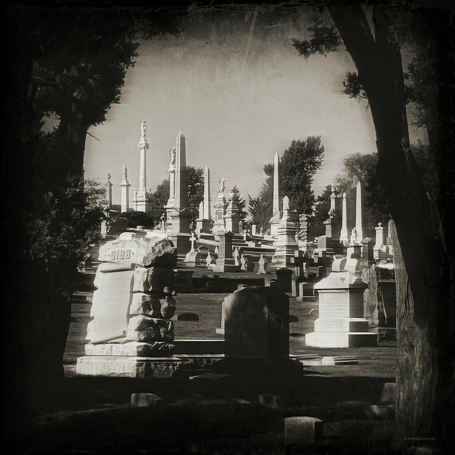 Cemetery Photograph - Cemetery 2 by Dark Whimsy