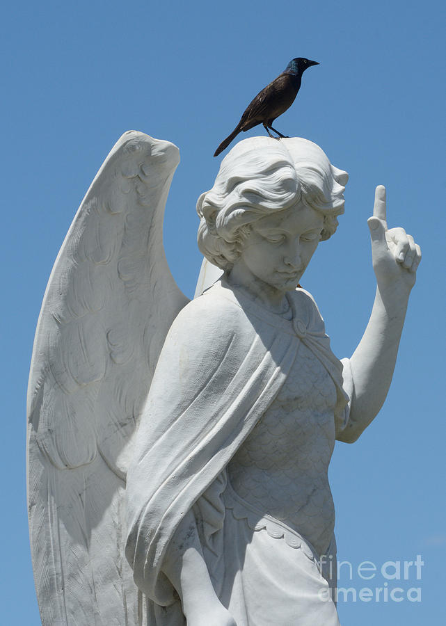 Angel Photograph - Cemetery Angel by Merrimon Crawford Angel Photograph - Cemetery Angel by Merrimon Crawford