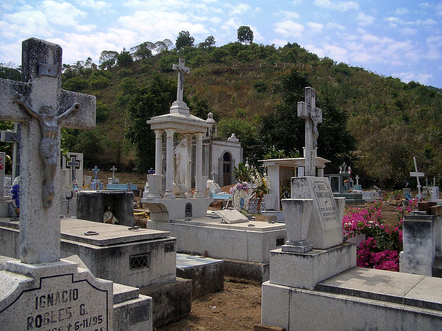 Cemetery At San Sebastian Photograph