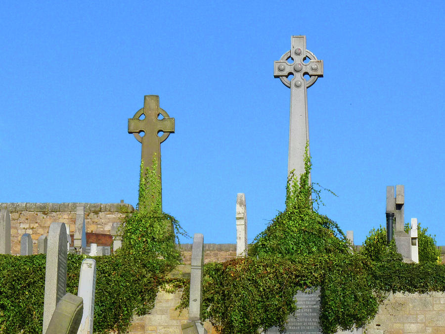 Cemetery Crosses Photograph by Deborah Smolinske