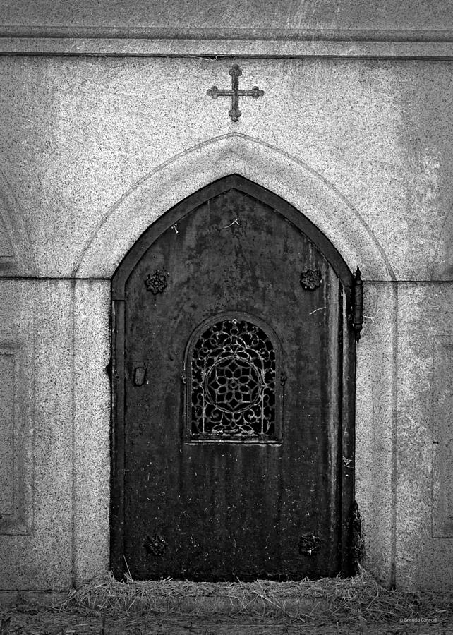 Architecture Photograph - Cemetery Door 7 by Dark Whimsy