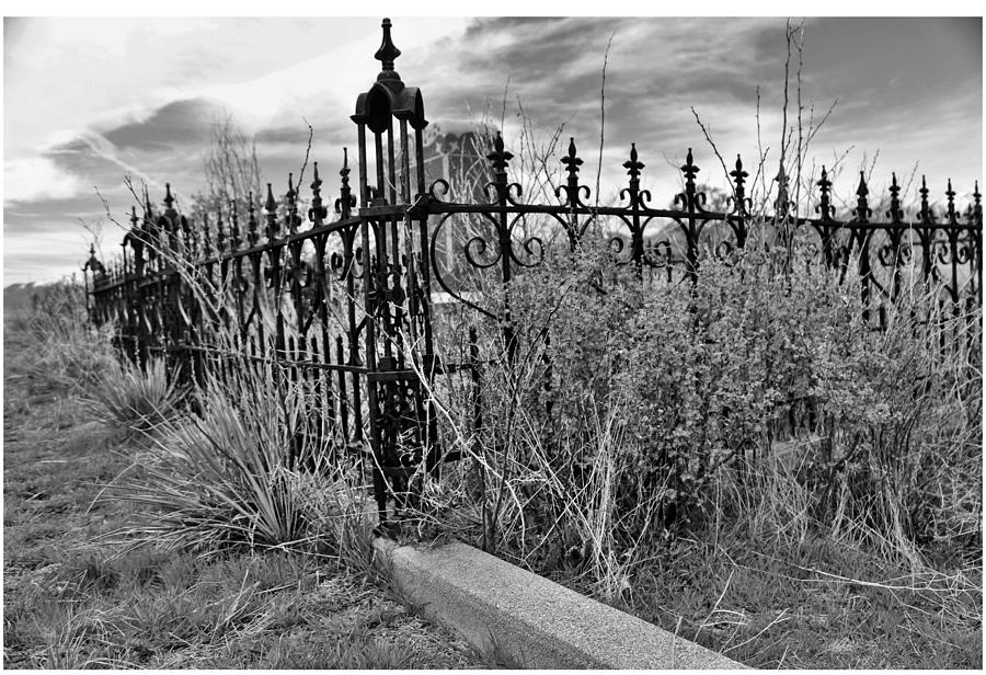 Cemetery Fence Post 1 Photograph by Sandra Dalton