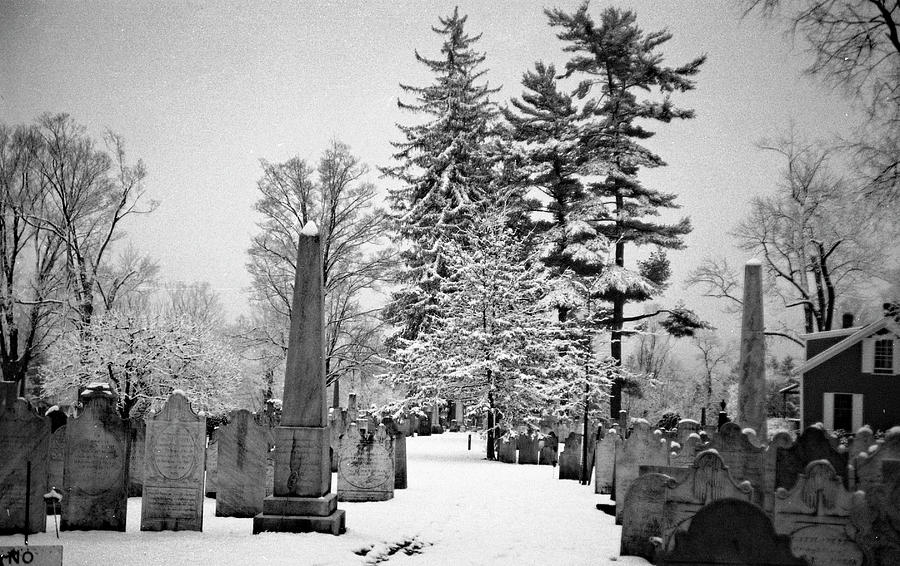 Old First Church Cemetery Photograph by John Schneider