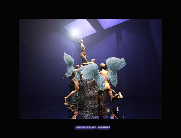 Nu Digital Art - Cenotaph by Gezer Coskun Nu Digital Art - Cenotaph by Gezer Coskun