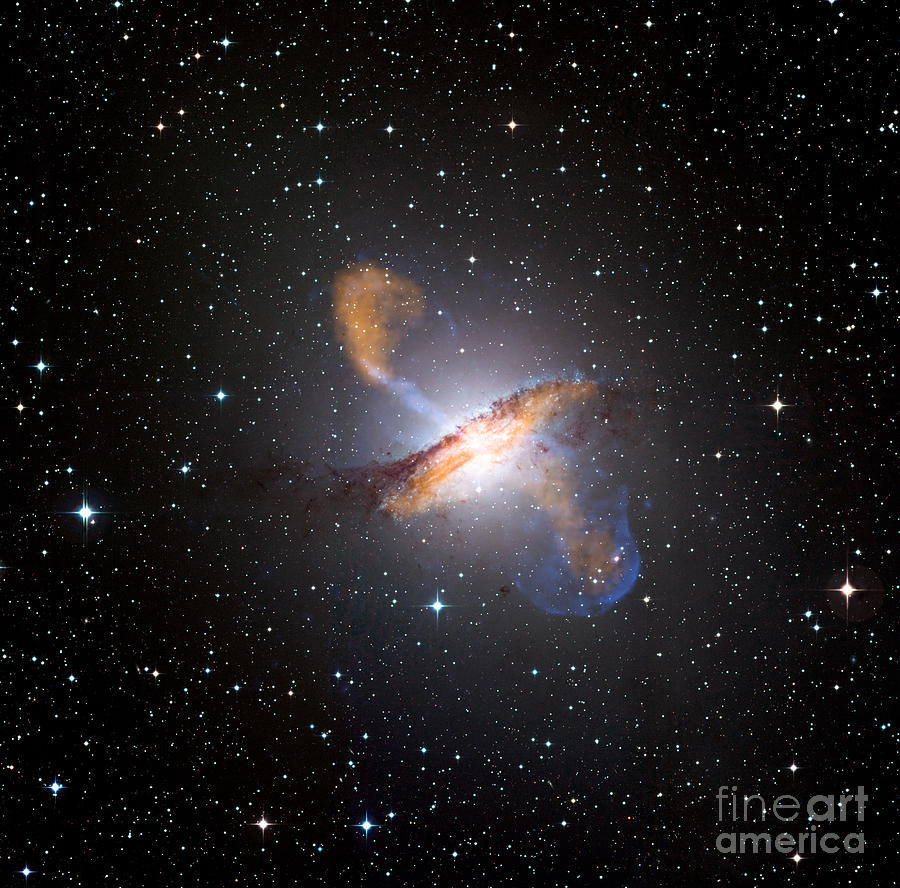 Centaurus A Black Hole Photograph by Nasa