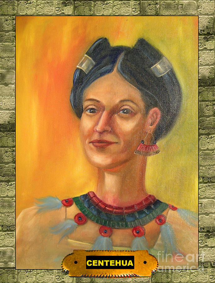 Queen Painting - Centehua Illustration by Lilibeth Andre