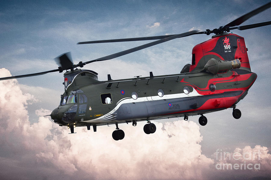 Centenary Chinook Digital Art by Airpower Art