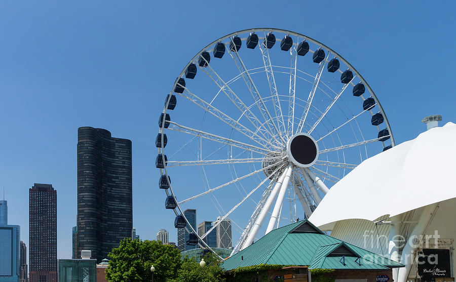 Centennial Ferris Wheel Photograph by Jennifer White
