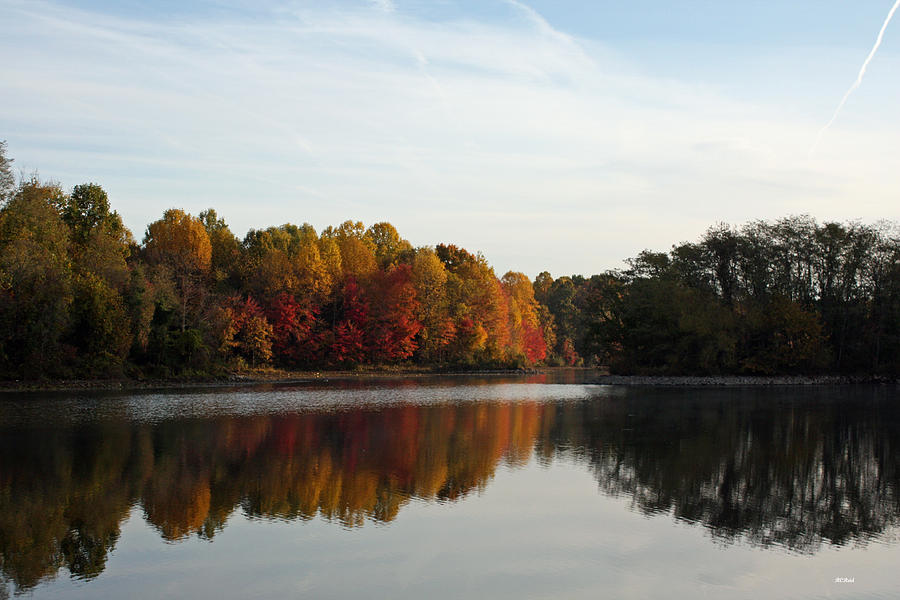 Centennial Lake Autumn - Fall Dressing Photograph by Ronald Reid