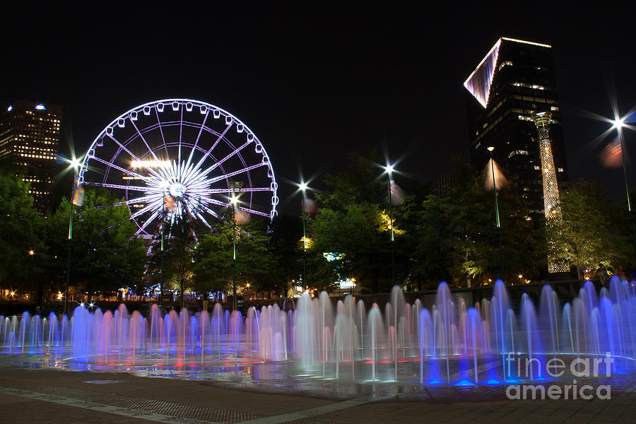 Centennial Olympic Park Atlanta Photograph by Jennifer Ludlum