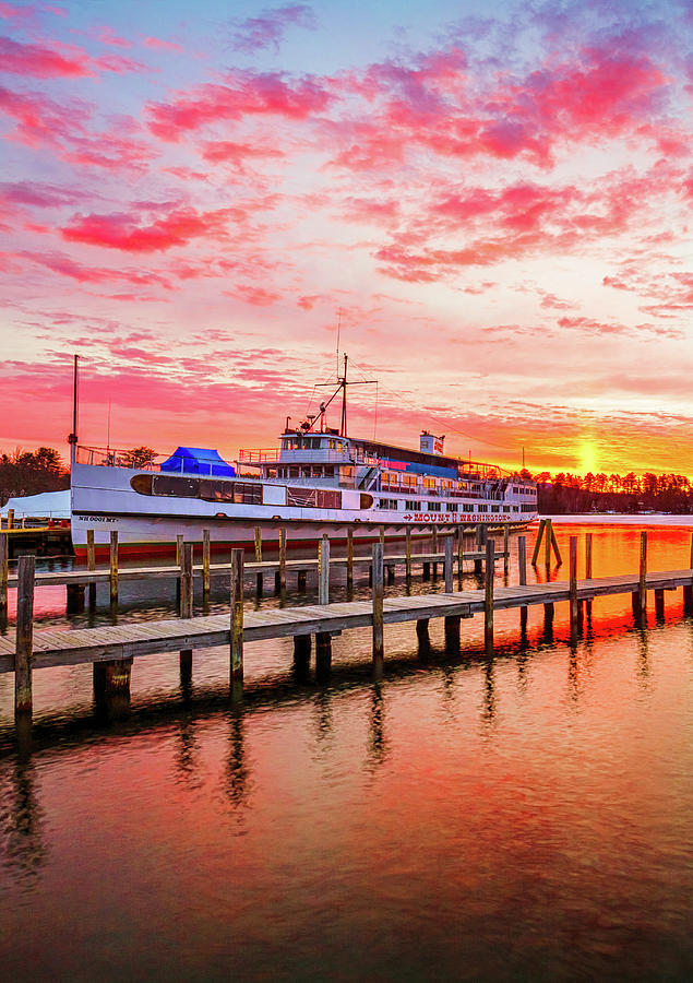 Center Harbor Sunrise II Photograph by Robert Clifford