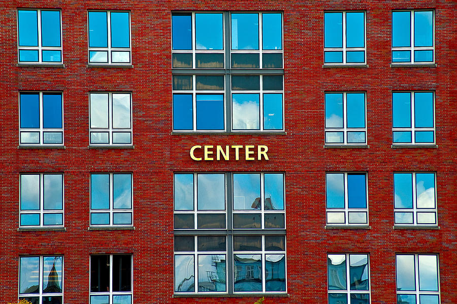 Center Photograph by Harry Spitz