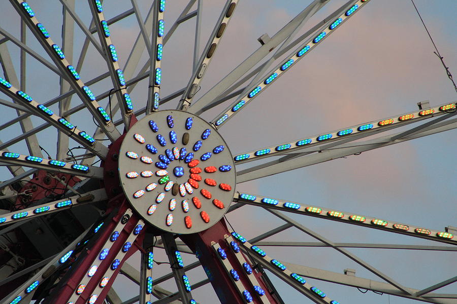 Center Of The Ferris Wheel Photograph